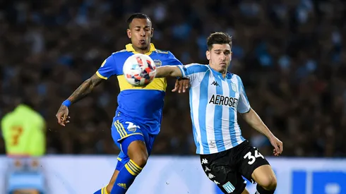 Boca vs. Racing por la Liga Profesional. Foto: Getty