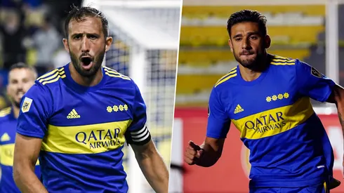 Izquierdoz y Salvio, en su etapa en Boca (Getty)