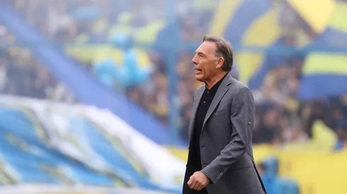 El reto de Russo a un jugador del Canalla. Foto: Getty