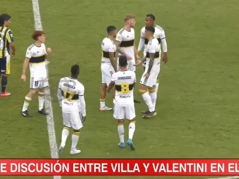 VIDEO | Villa y Valentini discutieron en el entretiempo: debieron interceder Varela y Pol Fernández