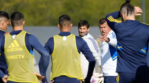 Los concentrados para enfrentar a Rosario Central. Foto: Boca Oficial