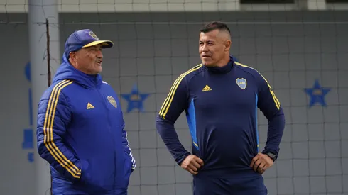 Un juvenil captó la atención de Almirón. Foto: Boca Oficial