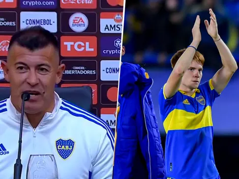 VIDEO | El gesto que no se vio de Almirón sobre Barco: "No lo puedo creer"