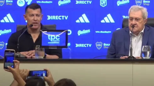 Primeras declaraciones de Almirón como DT de Boca. Foto: Captura