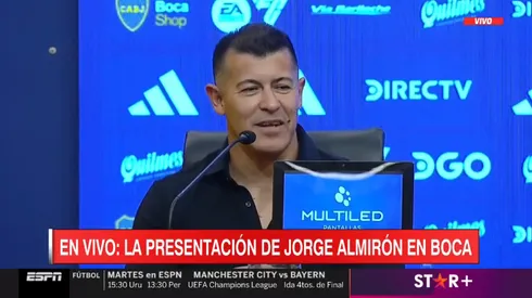 Almirón, el nuevo DT.