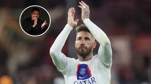 Sergio Ramos y otro guiño a Boca. (Getty)