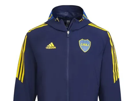 ¡Una locura! Así es la nueva campera de lluvia de Boca