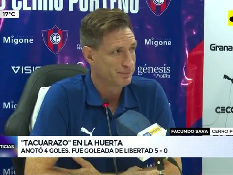 VIDEO | "Andate a Boca, colorado...": el insulto a Facundo Sava tras la goleada que sufrió Cerro Porteño