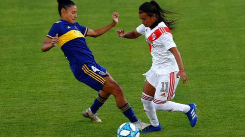 Boca vs. River en La Bombonera. Foto: Getty