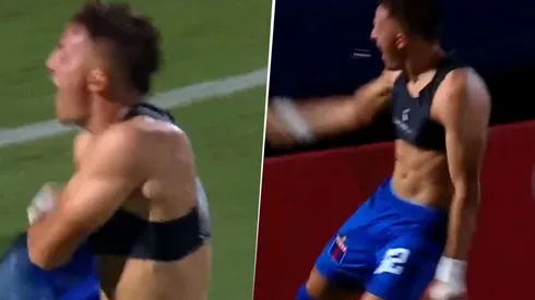 Otro gol agónico de Mateo Retegui. (Captura TNT Sports)