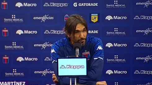 Diego Martínez y una sorpresiva frase sobre la chance de Boca.