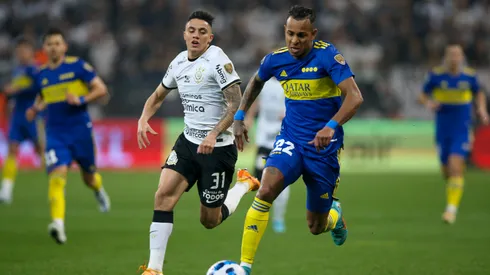 Villa, en el partido de ida contra Corinthians (Getty)