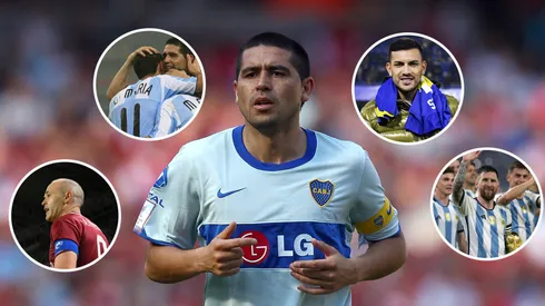 Invitados por Riquelme. (Getty)