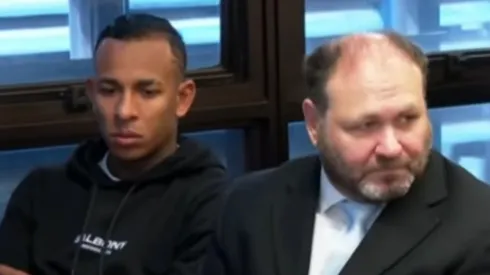 Sebastián Villa, en juicio. (Captura TN)