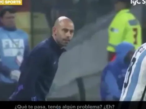 VIDEO | El excedido reto que no se vio de Mascherano a Barco: "¿Qué te pasa?"
