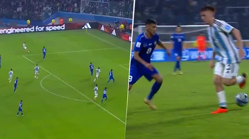 Asistencia y lujos para Barco en el debut del Mundial Sub 20. Foto: Captura