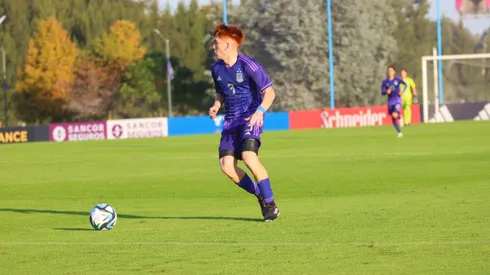 Barco, con la Sub 20. (AFA Selección)