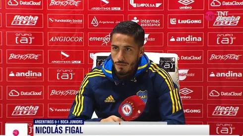 El aviso de Figal en conferencia. Foto: Captura