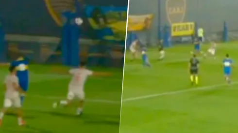 Dos golazos del Toro Morales en Reserva. (Captura ESPN)