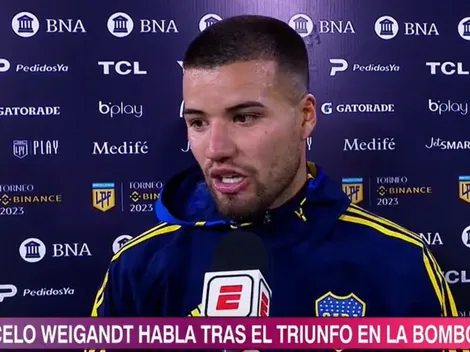 Weigandt explicó qué es lo mejor de la relación entre el plantel y Almirón: "Eso se ve reflejado"