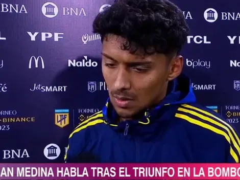 Tras otro partidazo personal, Medina destacó lo mejor de la victoria de Boca