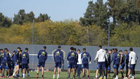 Boca entrena en Ezeiza pensando en Racing. (Prensa CABJ)