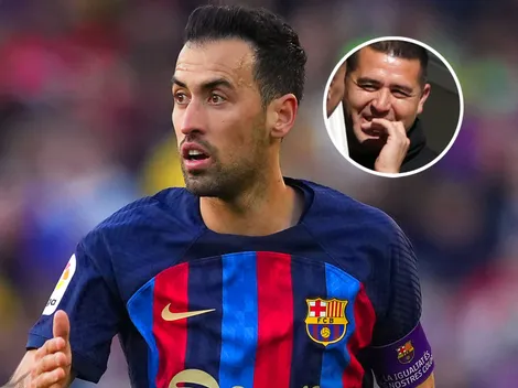 Busquets se va de Barcelona y Riquelme fue tendencia en las redes: el motivo