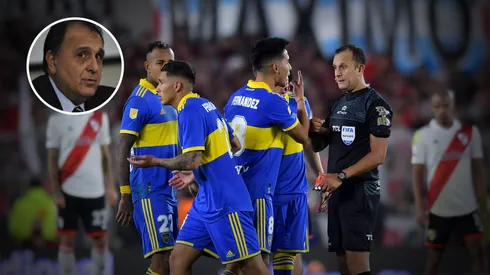 Scime consideró que no hubo penal en el Más Monumental. Foto: Getty/Twitter