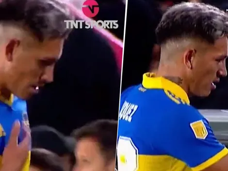 El gesto de Vázquez a la hinchada de River cuando fue reemplazado