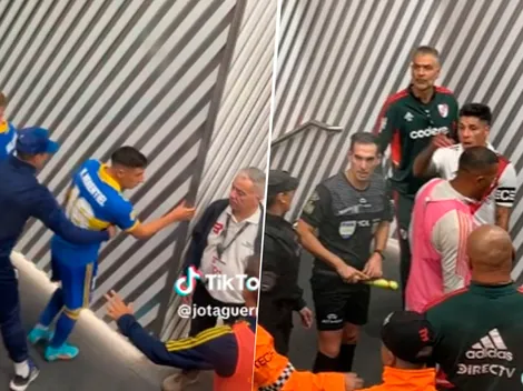 Merentiel sacado y el grito de Enzo Pérez: apareció un video de los jugadores en el túnel al vestuario