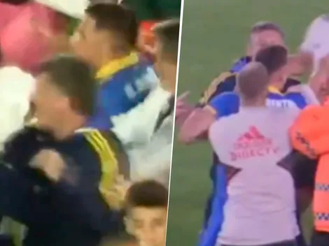 VIDEO | La agresión de Elías Gómez a Merentiel que desencajó al delantero de Boca
