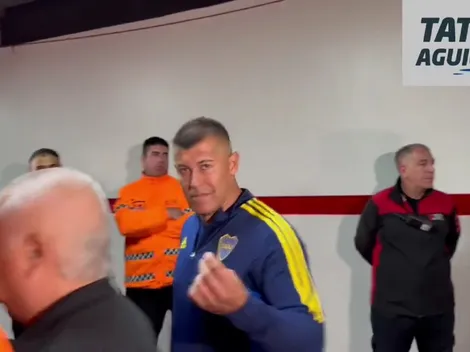 Video | El gesto de Almirón cuando le consultaron sobre el penal que cobró Herrera en el Superclásico