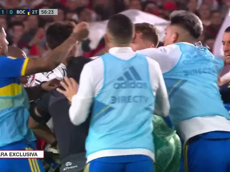 VIDEO | No se vio: la piña de Alan Varela a Enzo Díaz en el medio de los disturbios