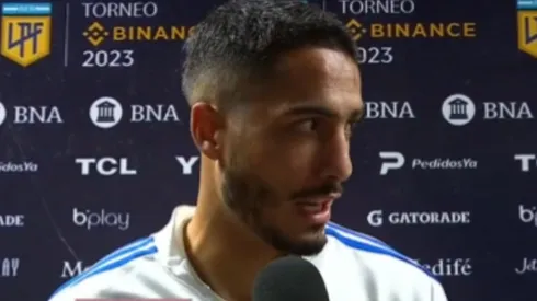 La palabra de Nicolás Figal en la previa del Superclásico. (Captura ESPN)