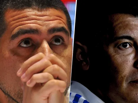 El gesto de Almirón y Riquelme a 24 horas del Superclásico