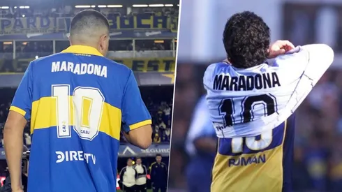 Román le devolvió el homenaje a Diego en su despedida.