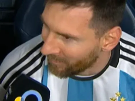 "Es una sensación....": Messi habló después de jugar en La Bombonera con Riquelme