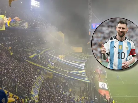 “Messi me tenés que perdonar…”: el nuevo hit de la hinchada de Boca en el Homenaje a Riquelme