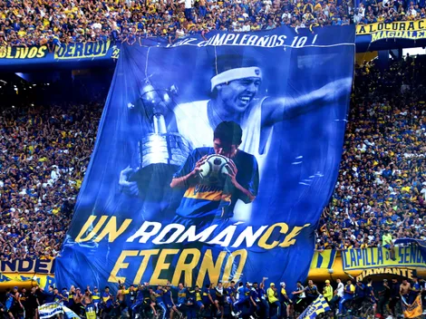 La nueva canción que se viralizó en redes para el homenaje a Riquelme: "Gracias Román"