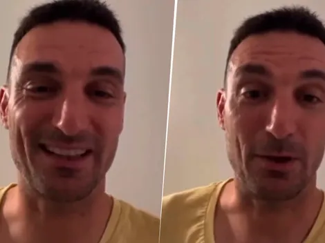 VIDEO | Scaloni confirmó su presencia en la despedida de Román y le dejó un emocionante mensaje a los hinchas