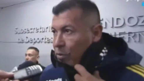 Jorge Almirón habló tras la derrota en Mendoza.