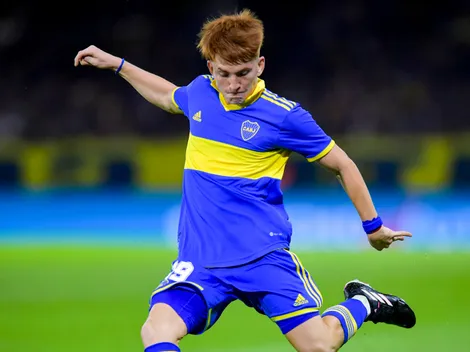 La extraña posición de Barco en la última práctica de Boca