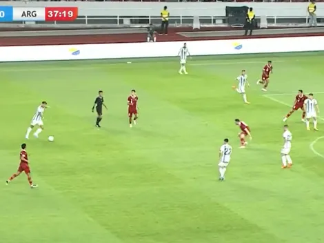 VIDEO | El golazo de Paredes al ángulo contra Indonesia