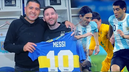 La anécodta inédita de Riquelme con Messi. (Getty)