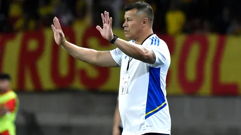 BUENOS AIRES, ARGENTINA – NOVEMBER 20: Luis Vazquez of Boca Juniors celebrates after scoring during a match between Boca Juniors and Sarmiento as part of Torneo Liga Profesional 2021 at Estadio Alberto J. Armando on November 20, 2021 in Buenos Aires, Argentina. (Photo by Daniel Jayo/Getty Images)
