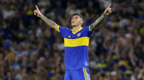 La postura de Boca con Payero. Foto: Getty