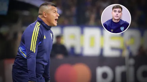 Elogios de Almirón para Anselmino. Foto: Getty/Boca Oficial