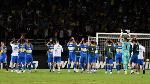 Boca vs. Lanús por la Liga Profesional. Foto: Getty