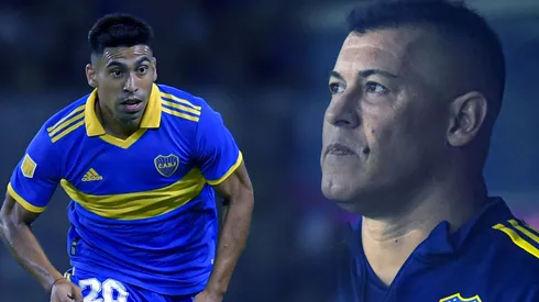 Almirón sorpendió con la posición del volante (Getty)