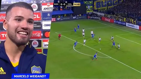 Weigandt, autor del gol de la victoria. Foto: Captura